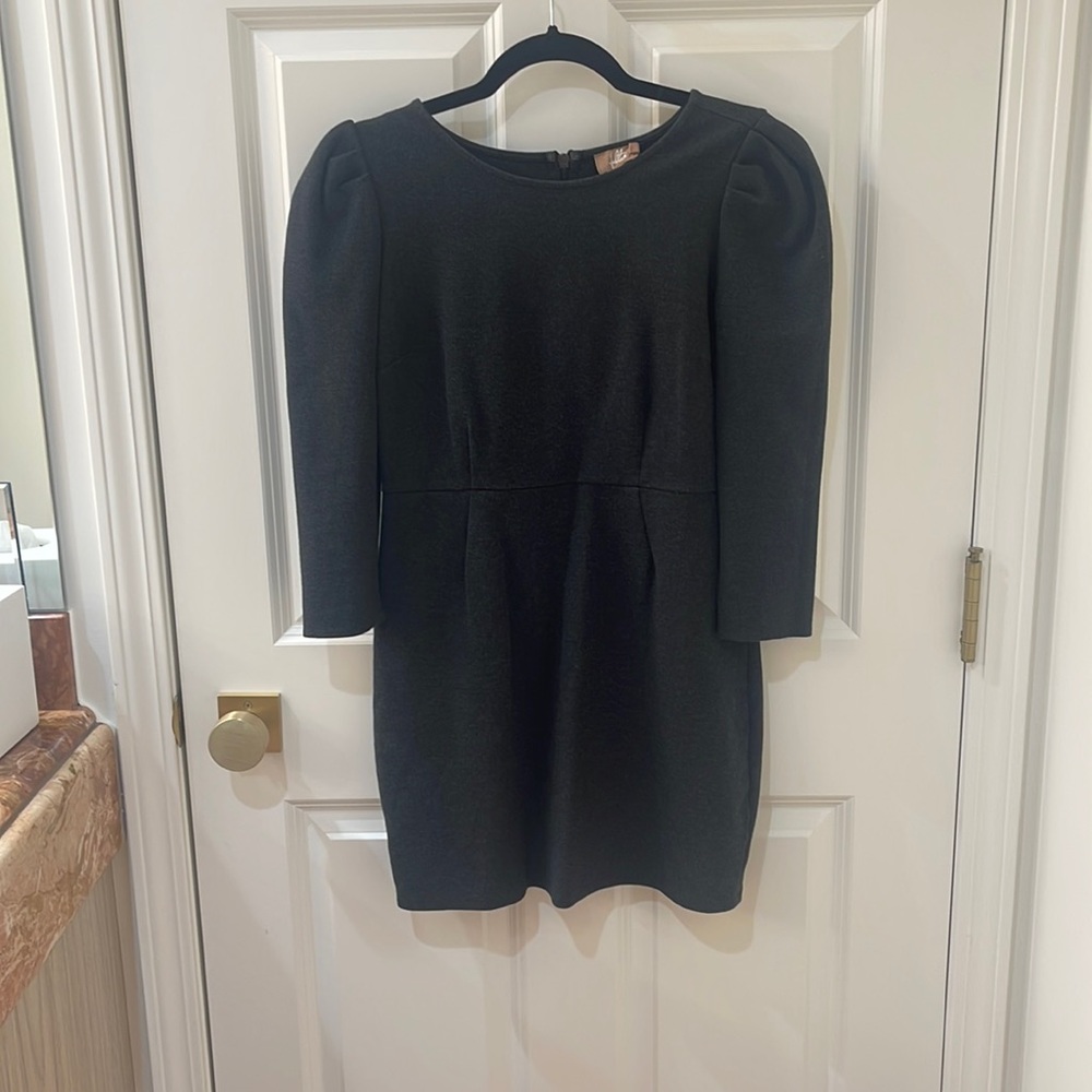 Fulton Bodycon Dress with Puffy Shoulder Detail - Size Medium